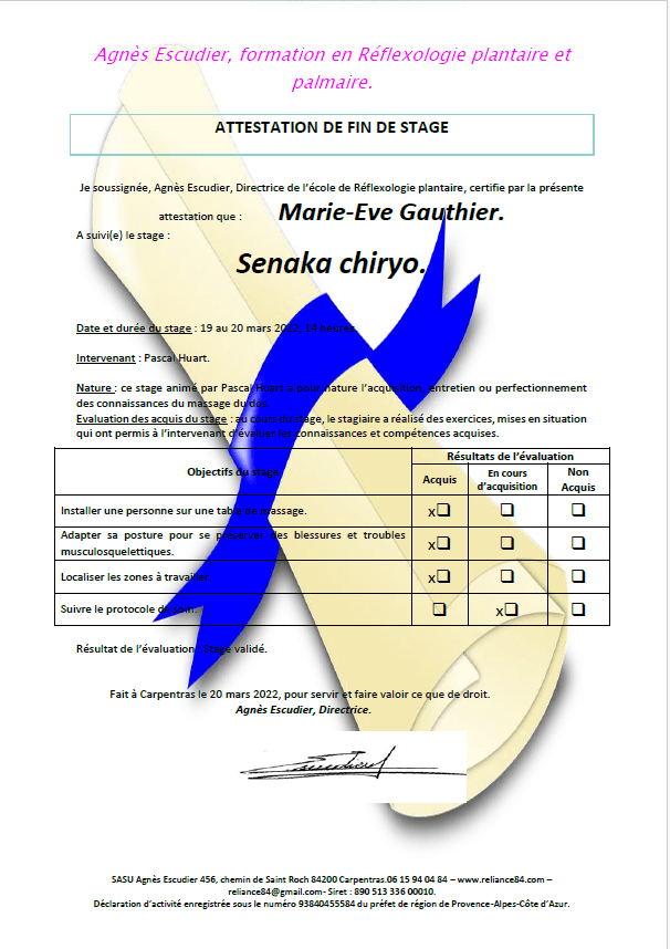 Holos Massage Cardet Réflexologie plantaire Drainage lymphatique Massage Dos Massage ventre