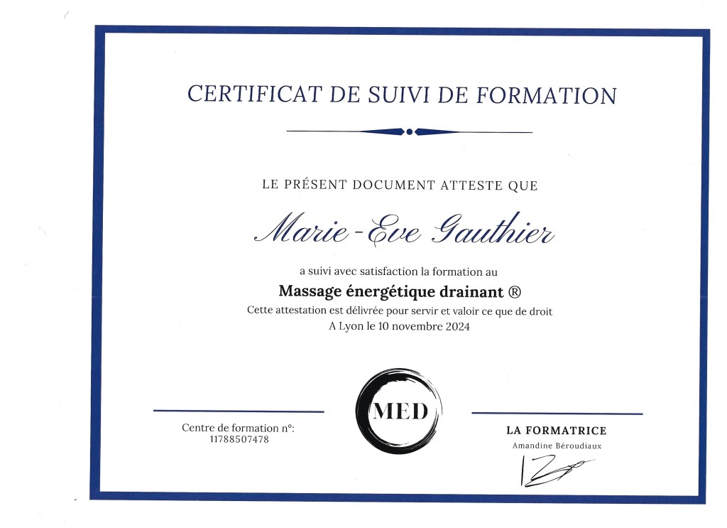 Holos Massage Cardet Réflexologie plantaire Drainage lymphatique Massage Dos Massage ventre